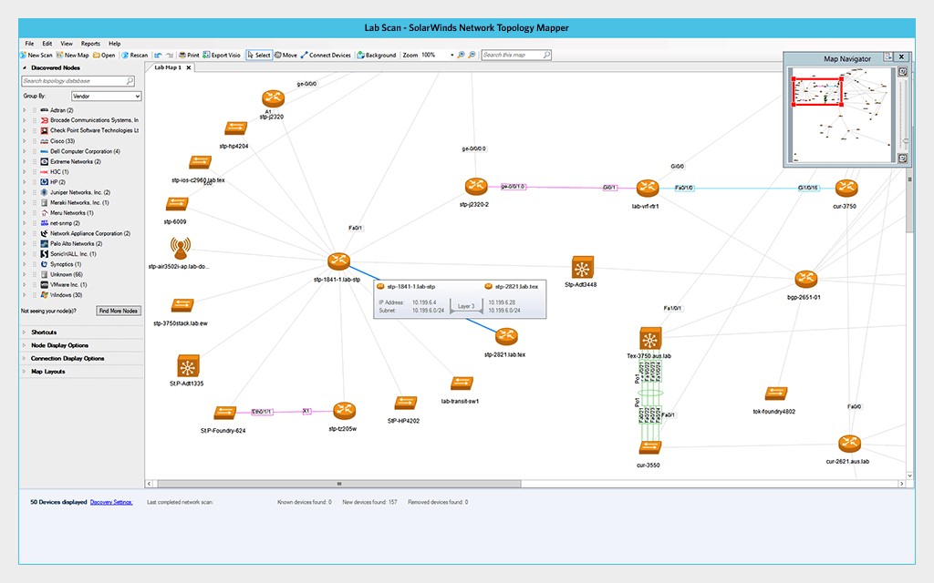 -SolarWinds Network Topology Mapper نرم افزار طراحی شبکه